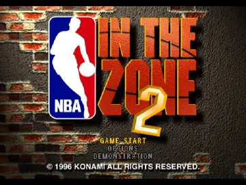 NBA in the Zone 2 (US) screen shot title